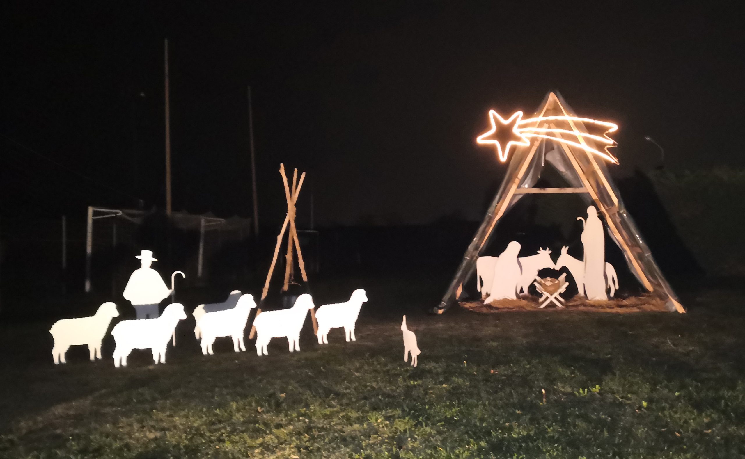 Il presepe della parrocchia di Tramuschio a Mirandola