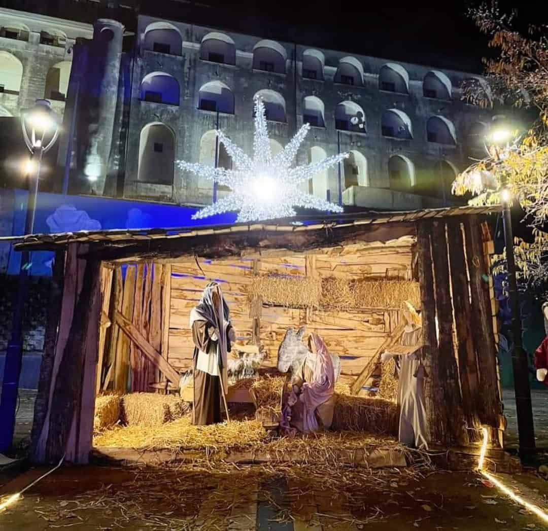 A Baronissi il presepe nel ciliegio