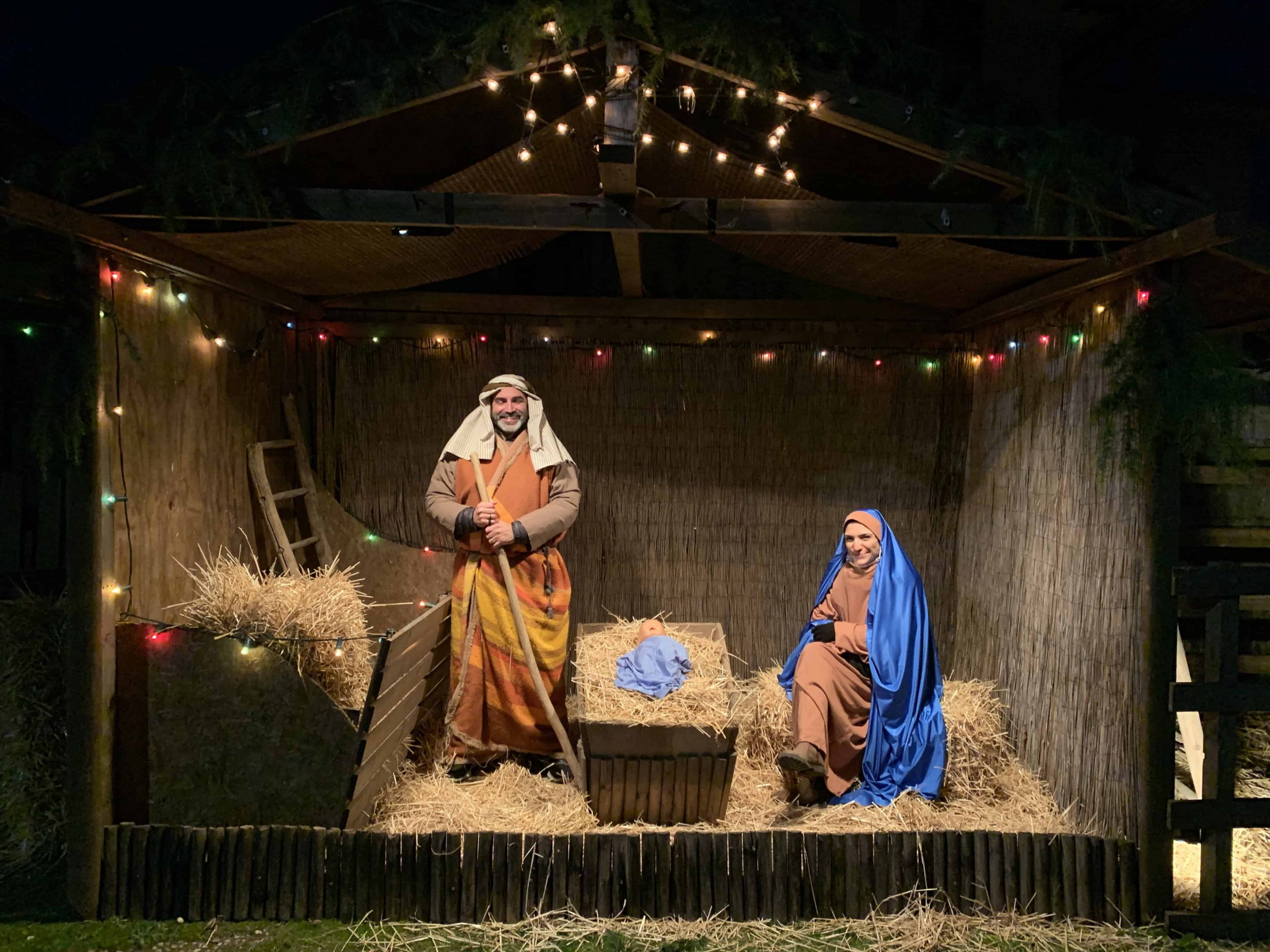 A Siziano il presepe vivente del gruppo genitori della paritaria