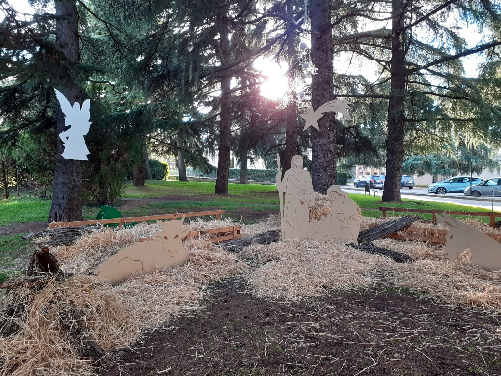 A Felino (Parma) il presepe è di sagoma