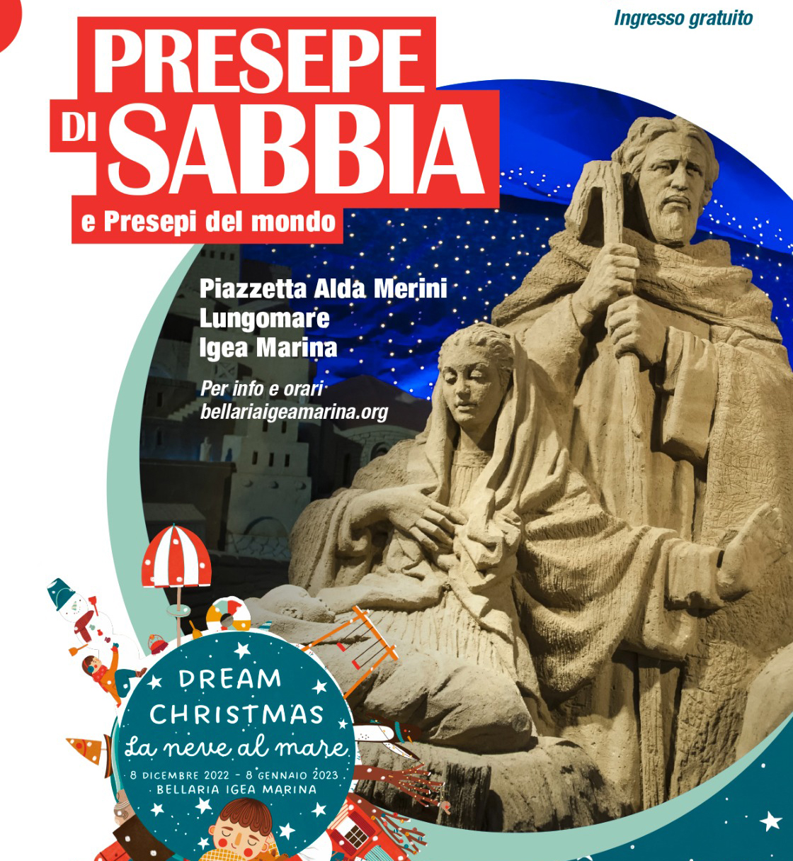 Il presepe di Sabbia di Bellaria-Igea Marina